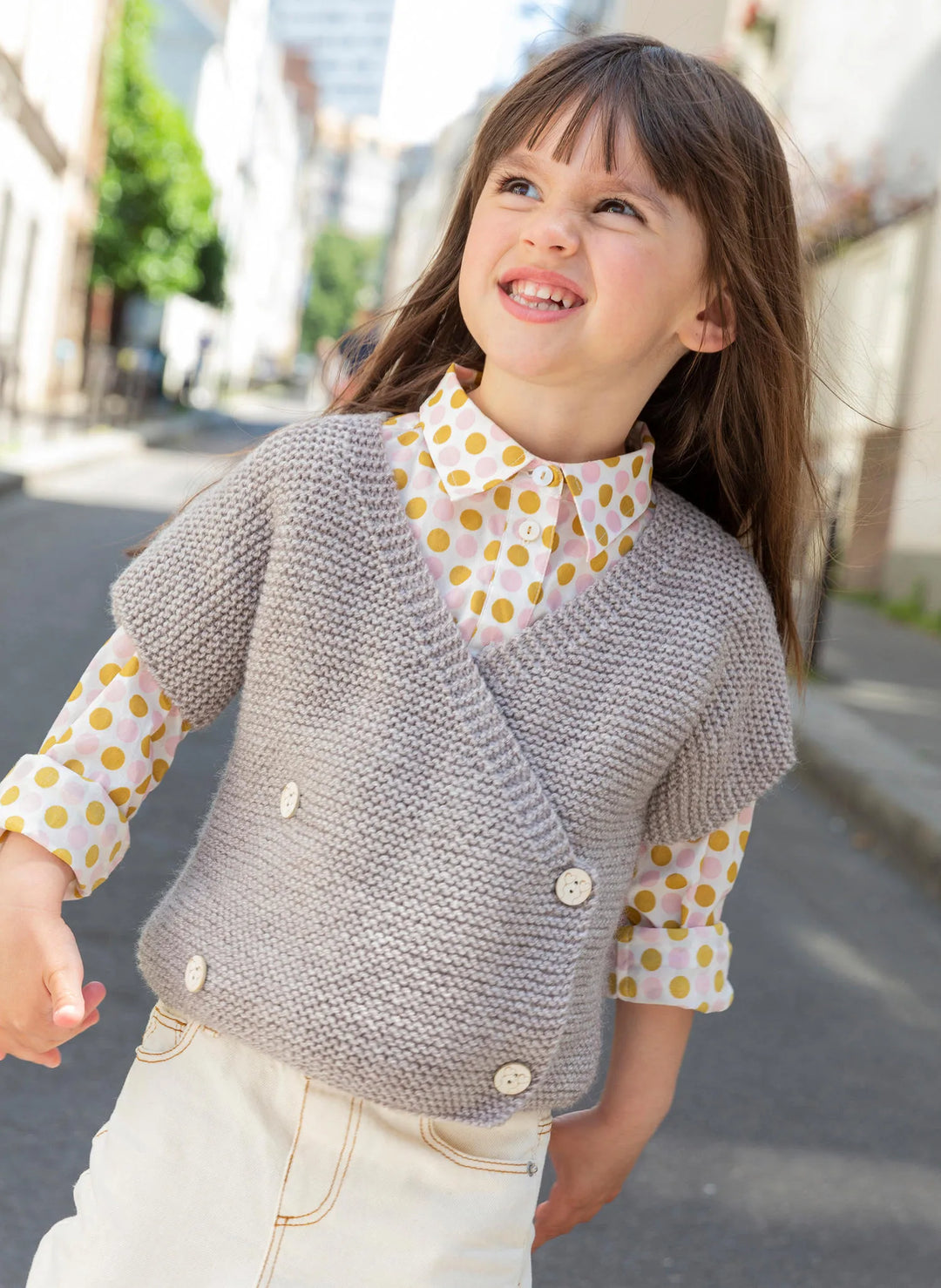 Bahia short-sleeved wrap top