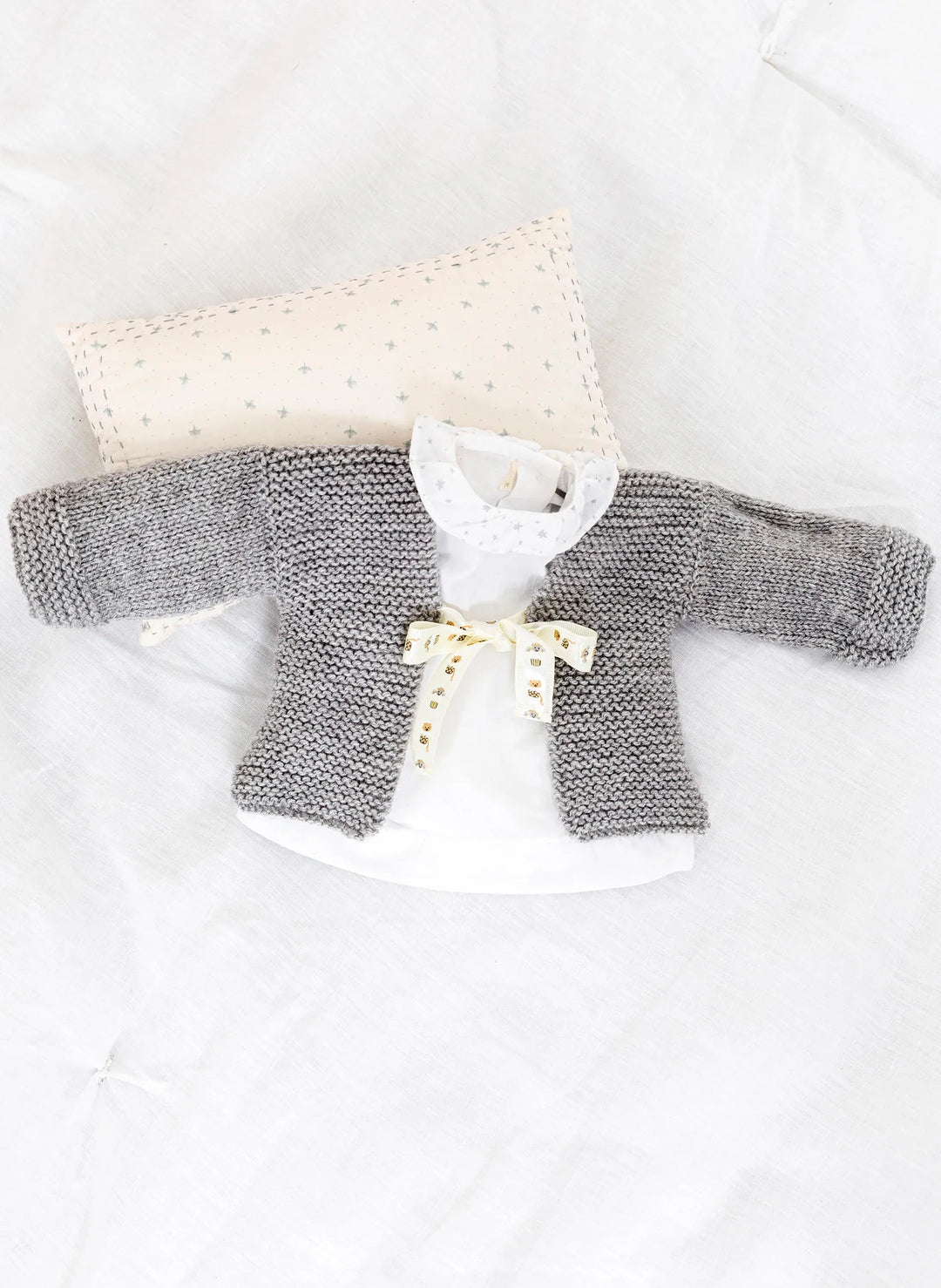 Basile jersey and garter stitch vest