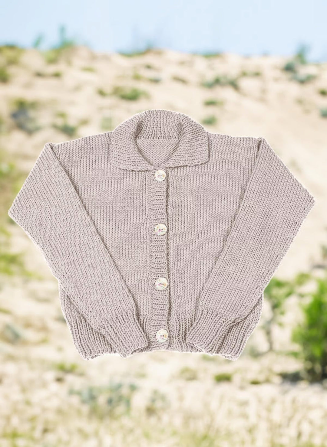 Blandine polo neck jersey vest