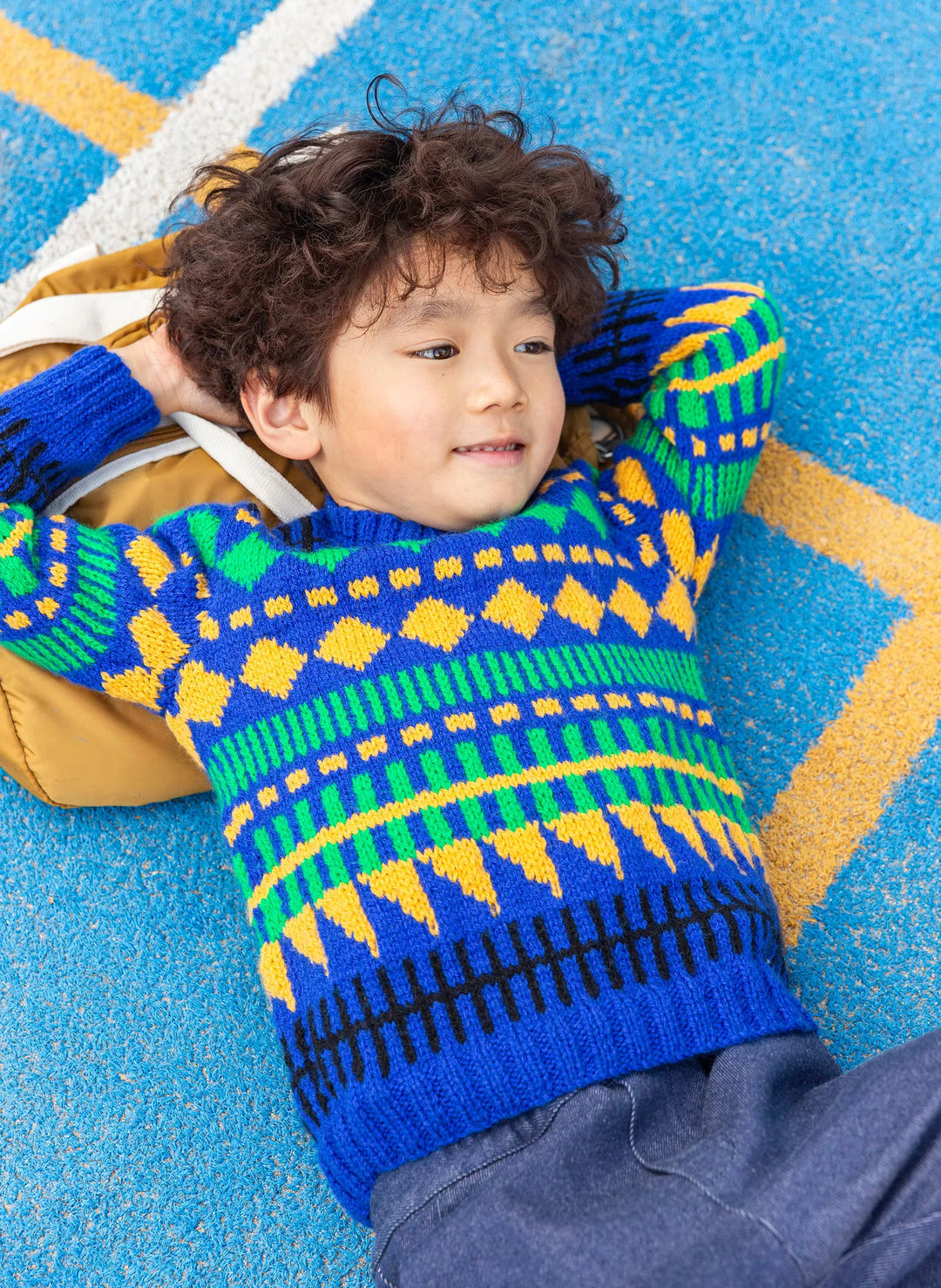 Brian jacquard sweater