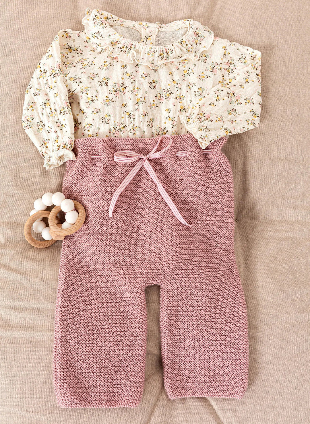 Canelle Garter Stitch Pants
