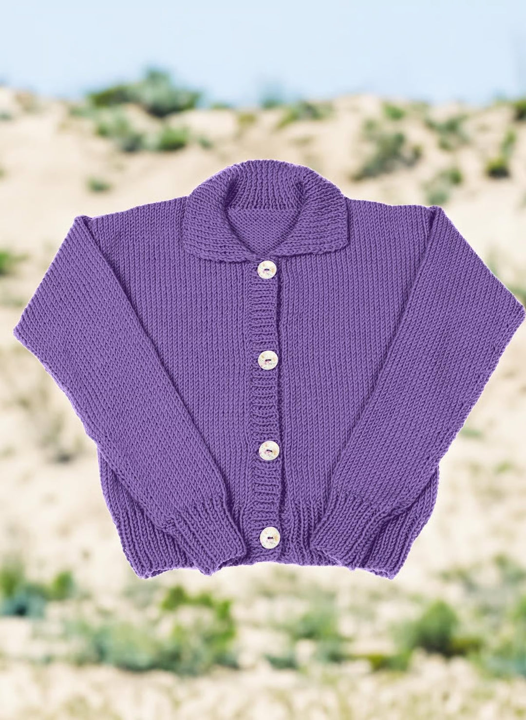 Cléa polo neck jersey vest