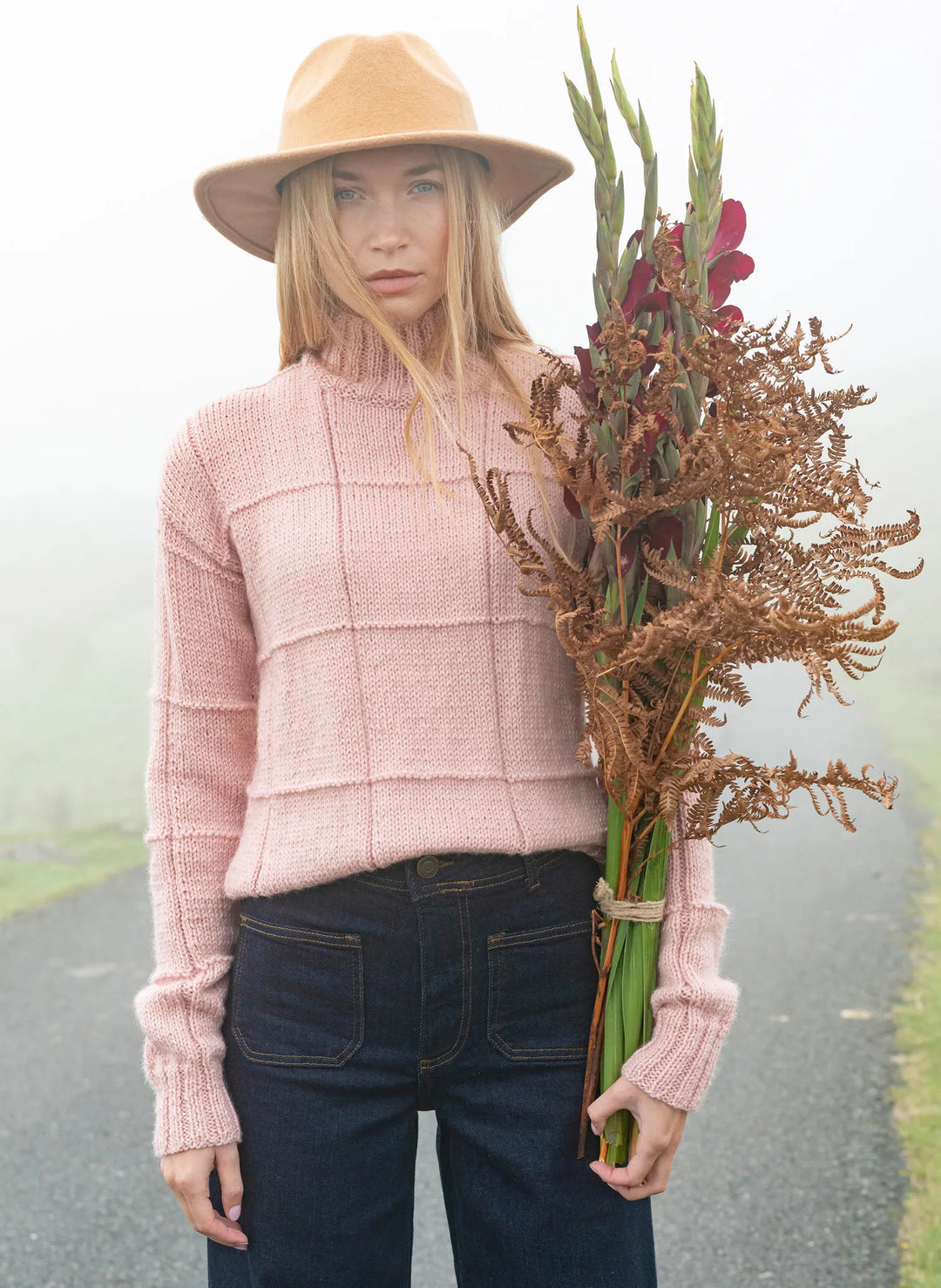 Dalhia square pattern sweater