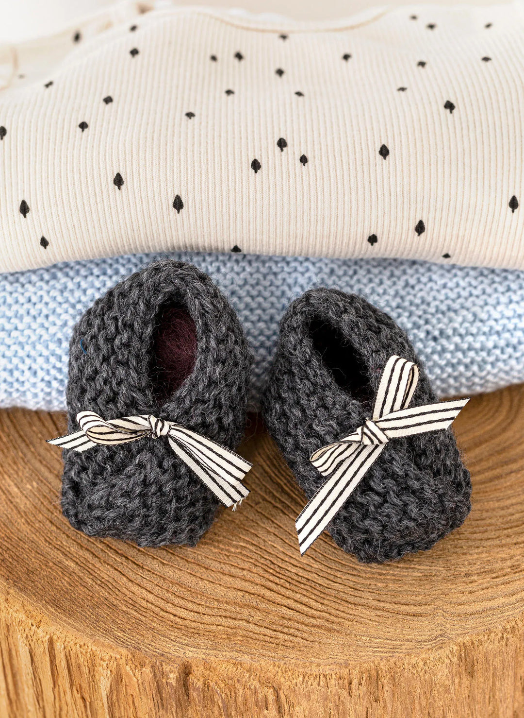 Diane Garter Stitch Slippers