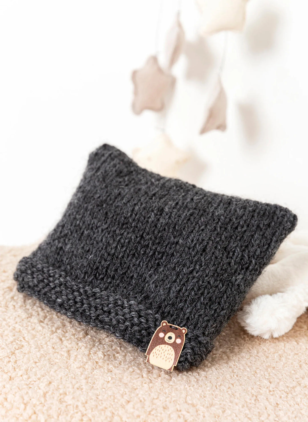 Diane garter stitch and jersey hat