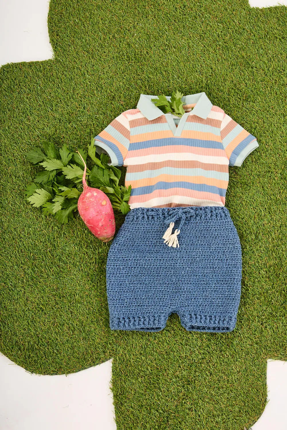 Edouard crochet shorts