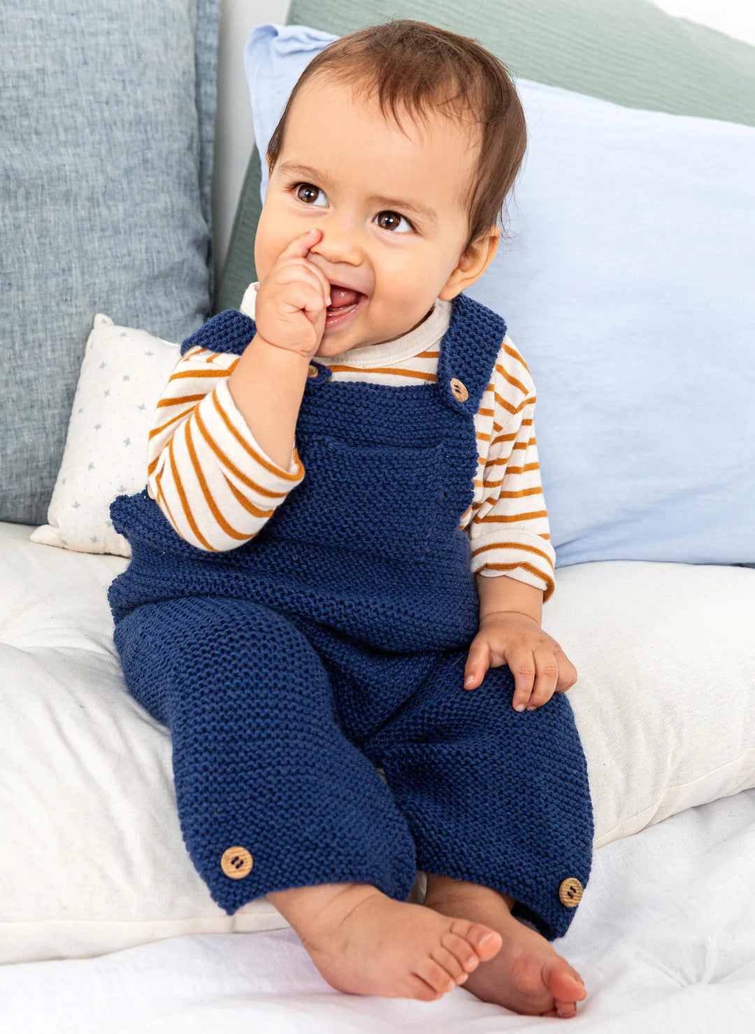 Iannis Garter Stitch Overalls