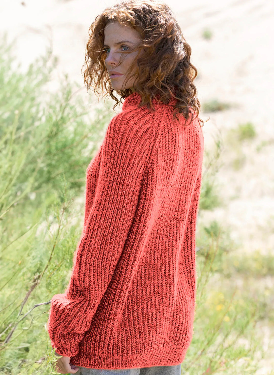 Iris English rib raglan sweater