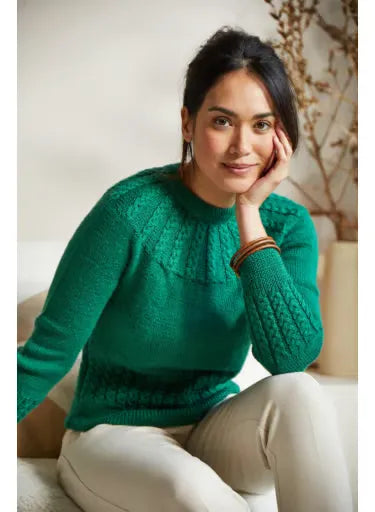 Isabelle cable knit sweater