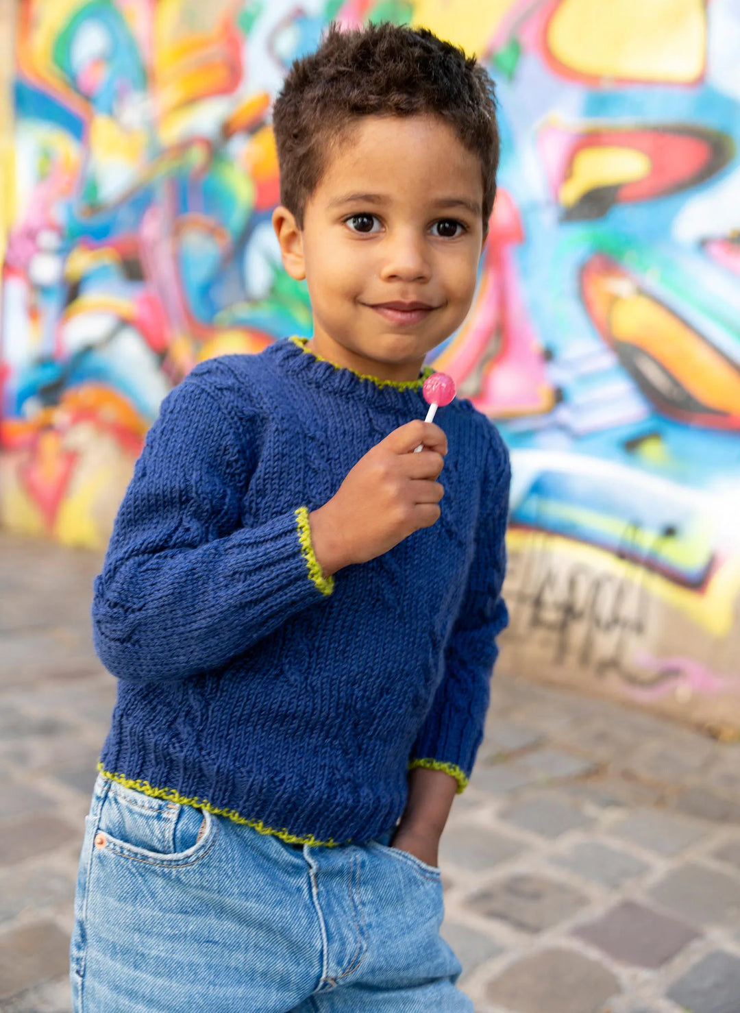 Isidore round-neck cable-knit sweater