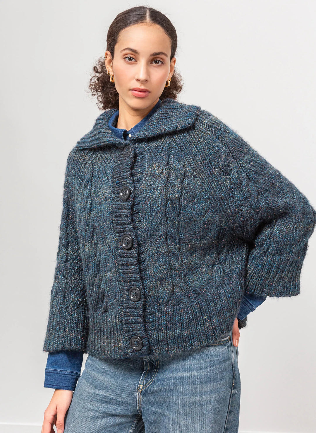 Josie Cable Raglan Vest