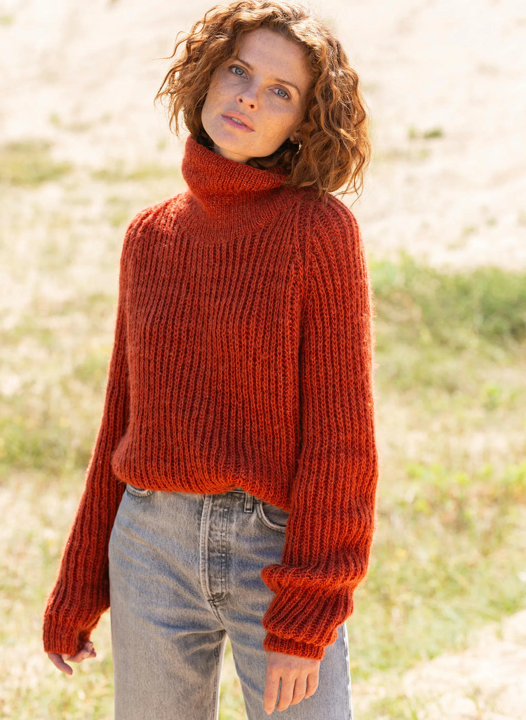 Lola English rib raglan sweater