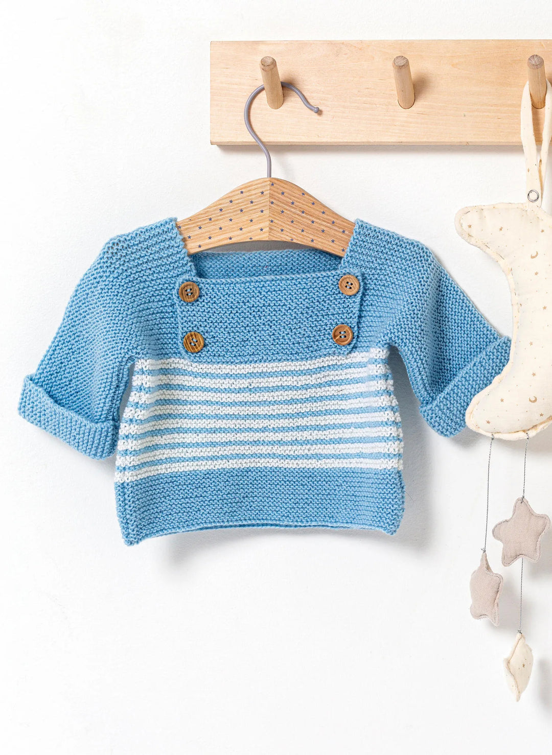 Martin striped garter stitch bralette