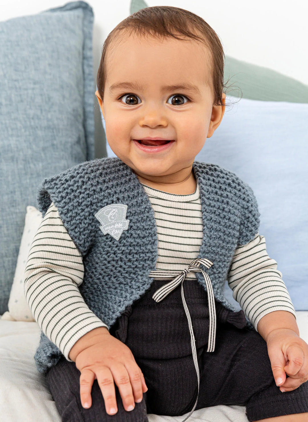 Stan's Sleeveless Garter Stitch Vest