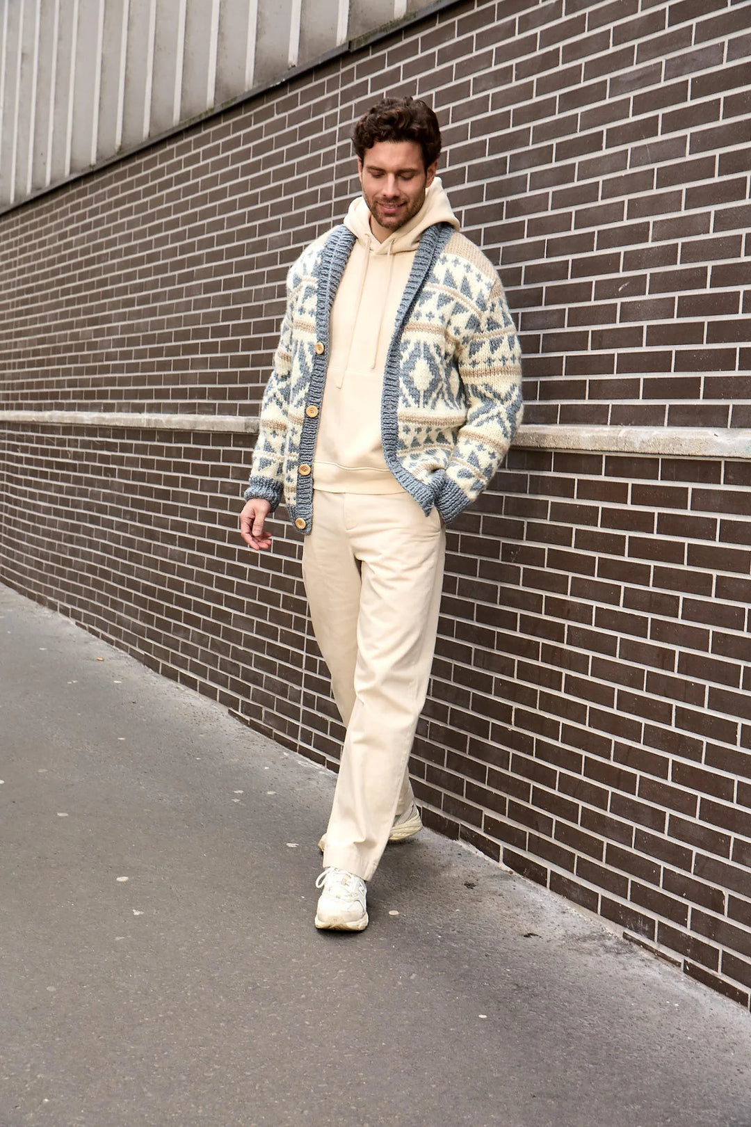 Bergère de France Canada - Alan jacquard shawl collar jacket