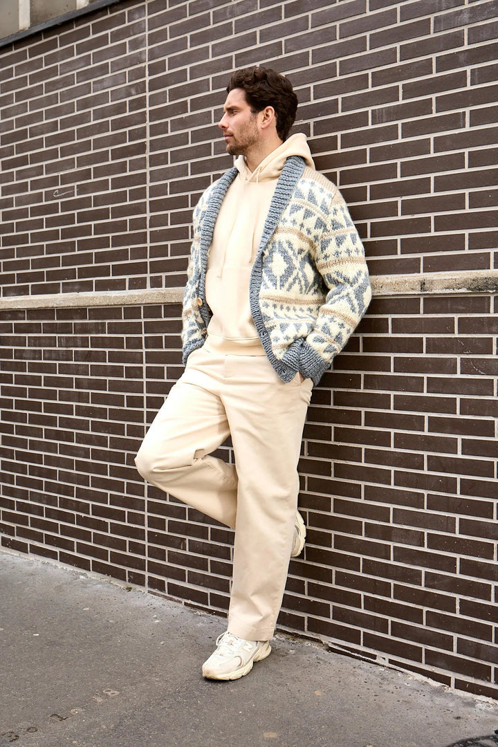 Bergère de France Canada - Alan jacquard shawl collar jacket