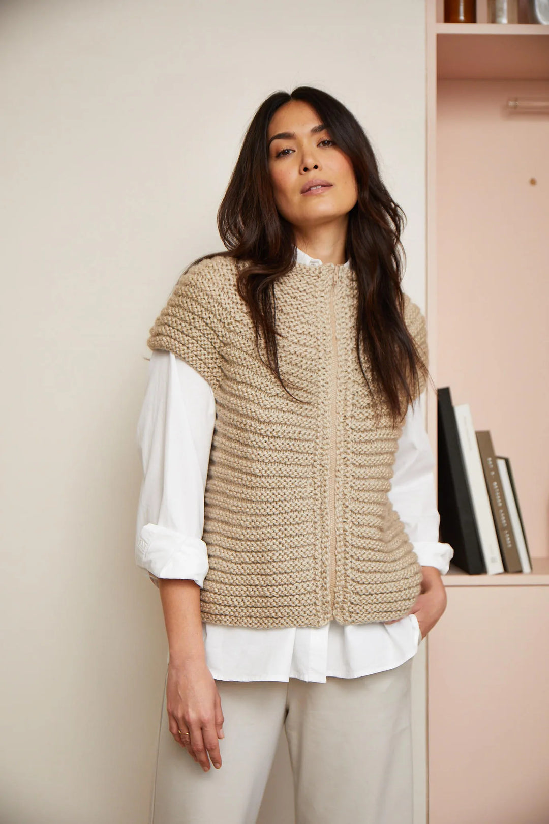 Bergère de France Canada - Aline sleeveless zip - up jacket