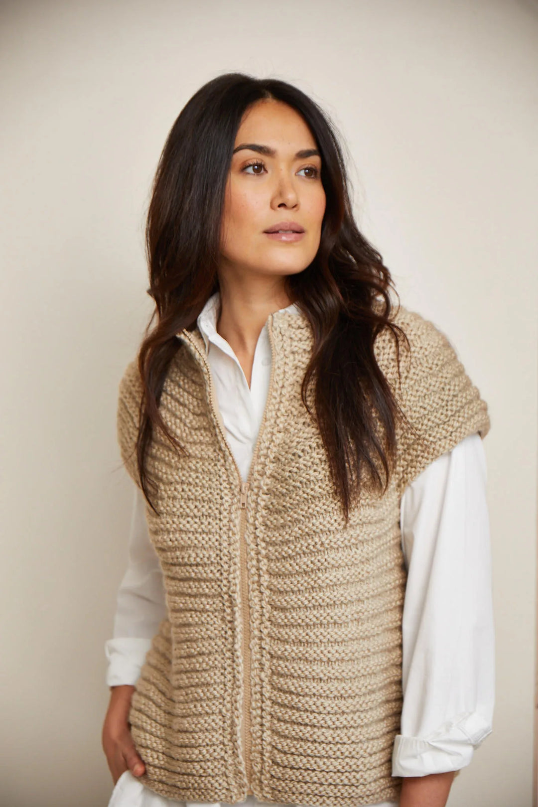 Bergère de France Canada - Aline sleeveless zip - up jacket