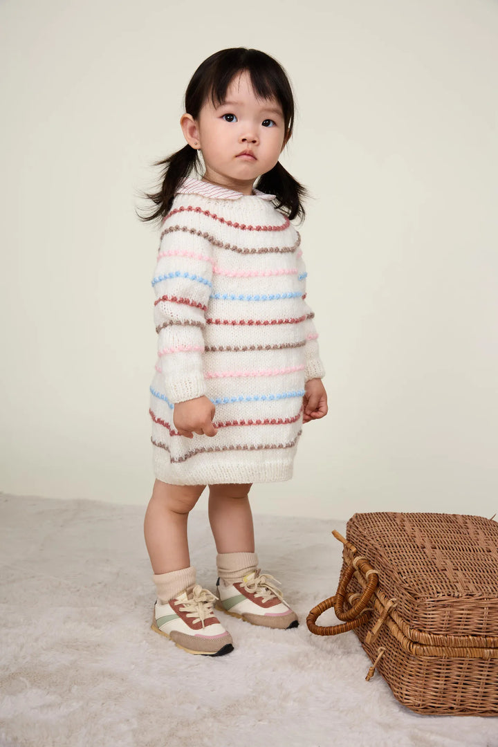 Bergère de France Canada - Babeth fancy striped yoke dress