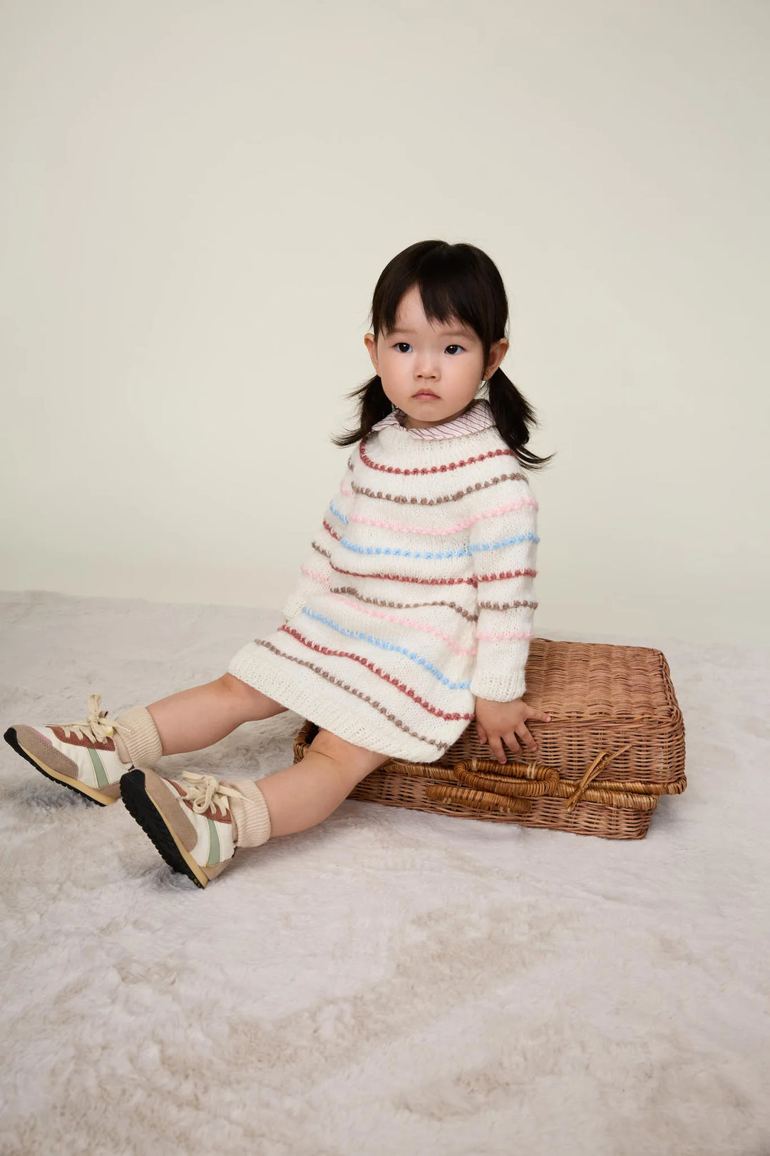 Bergère de France Canada - Babeth fancy striped yoke dress