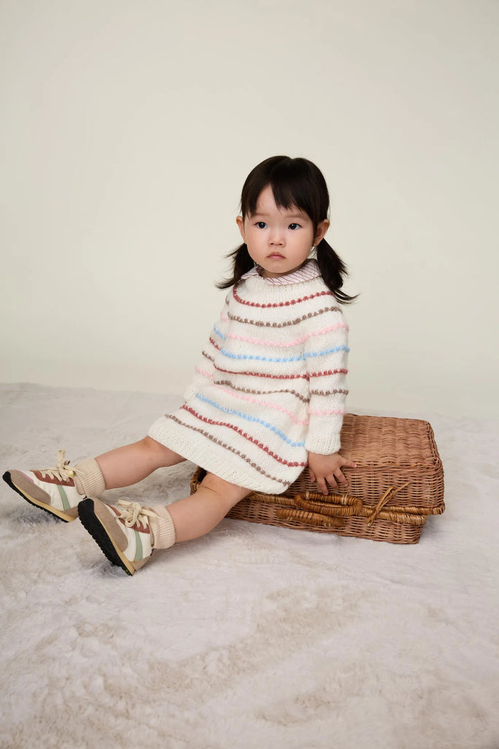 Bergère de France Canada - Babeth fancy striped yoke dress