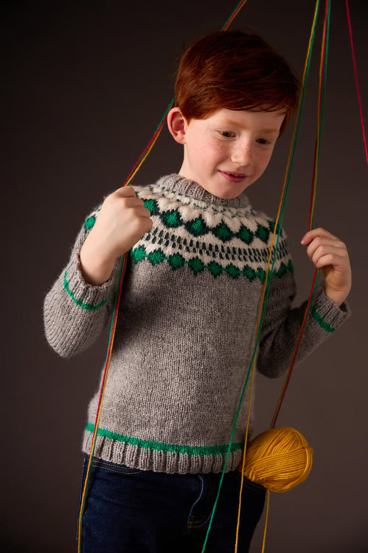 Pull en jacquard circulaire Baptiste