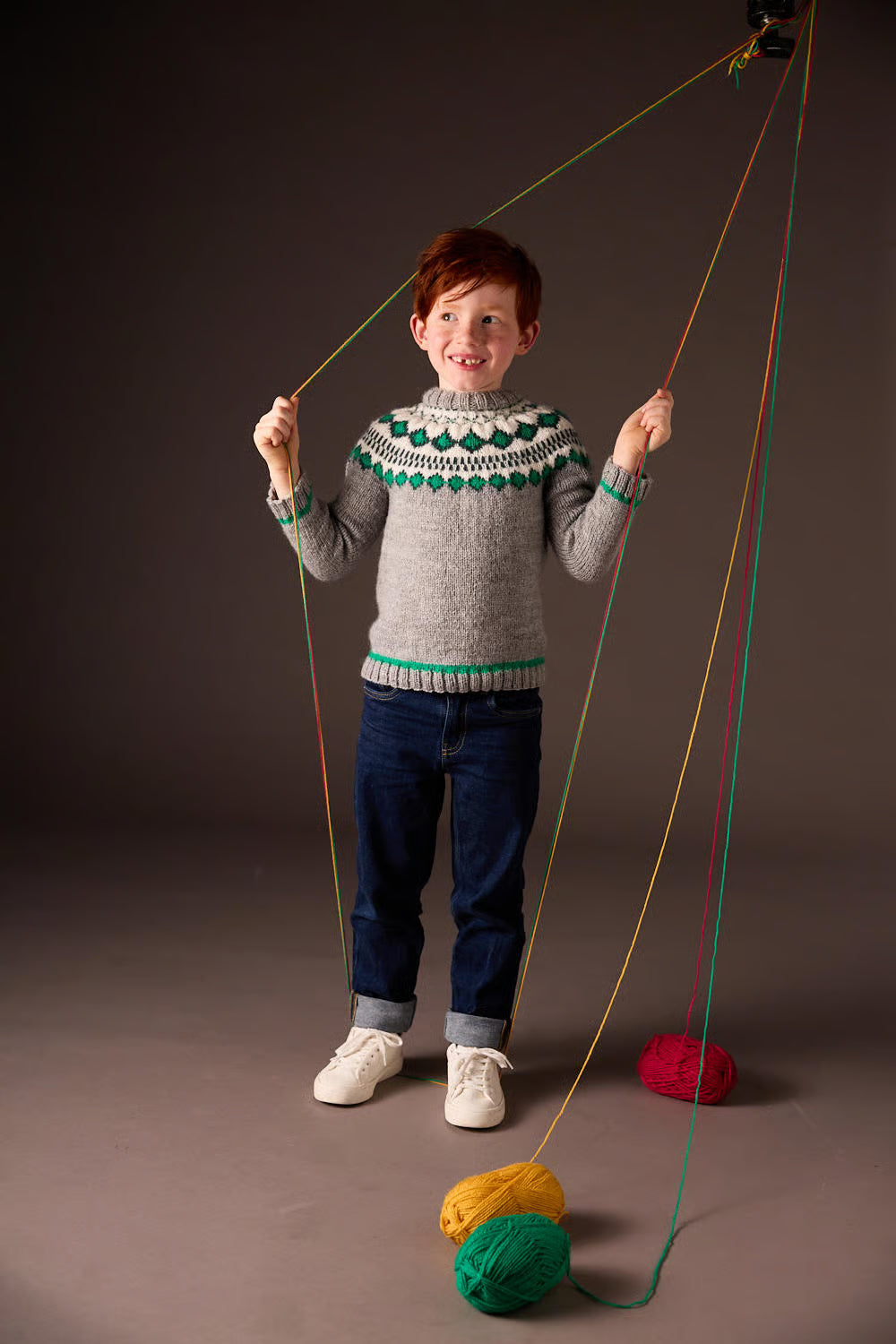 Pull en jacquard circulaire Baptiste