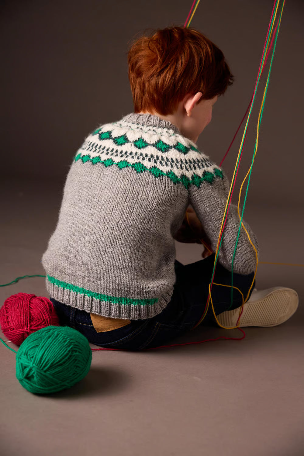 Pull en jacquard circulaire Baptiste