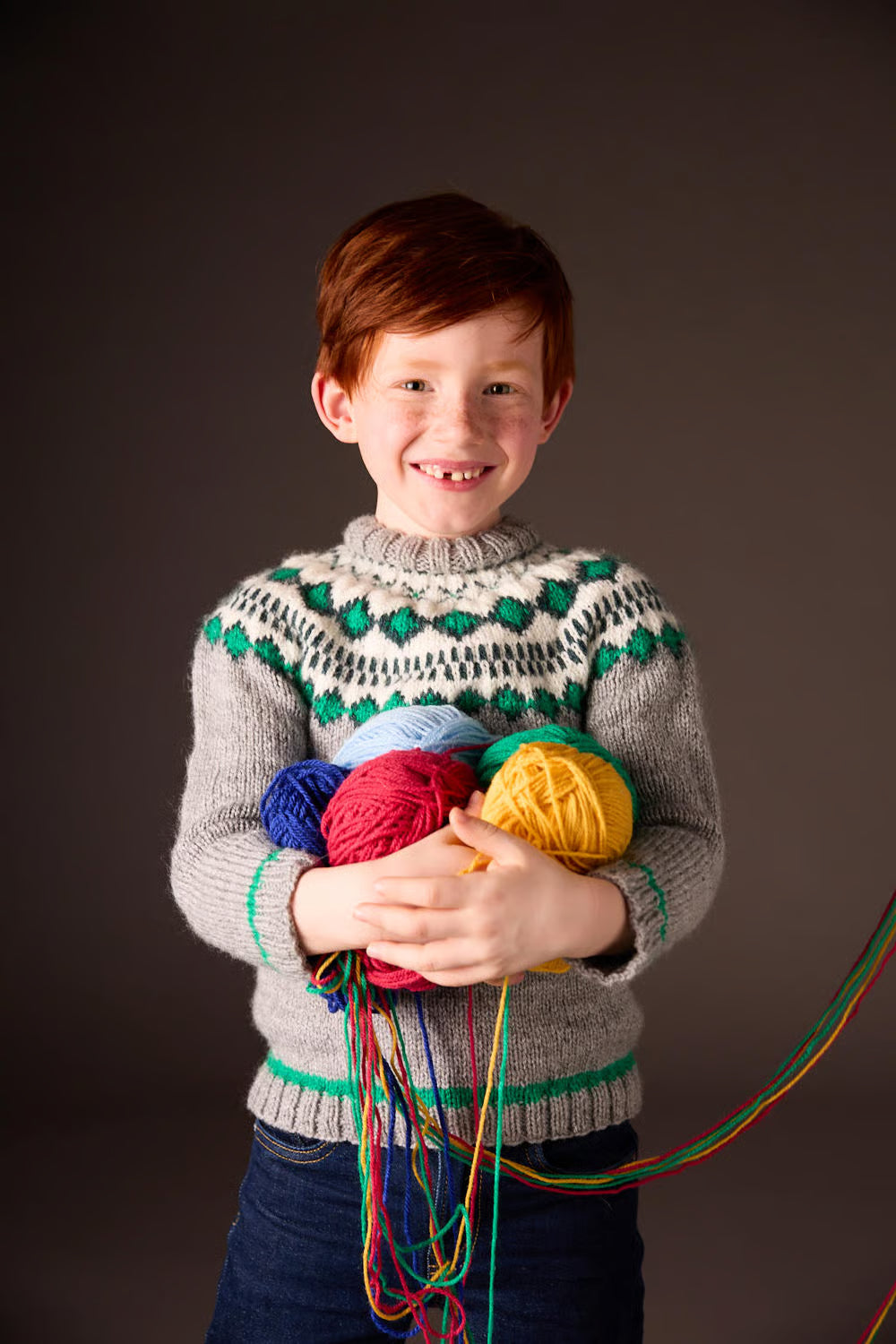 Pull en jacquard circulaire Baptiste