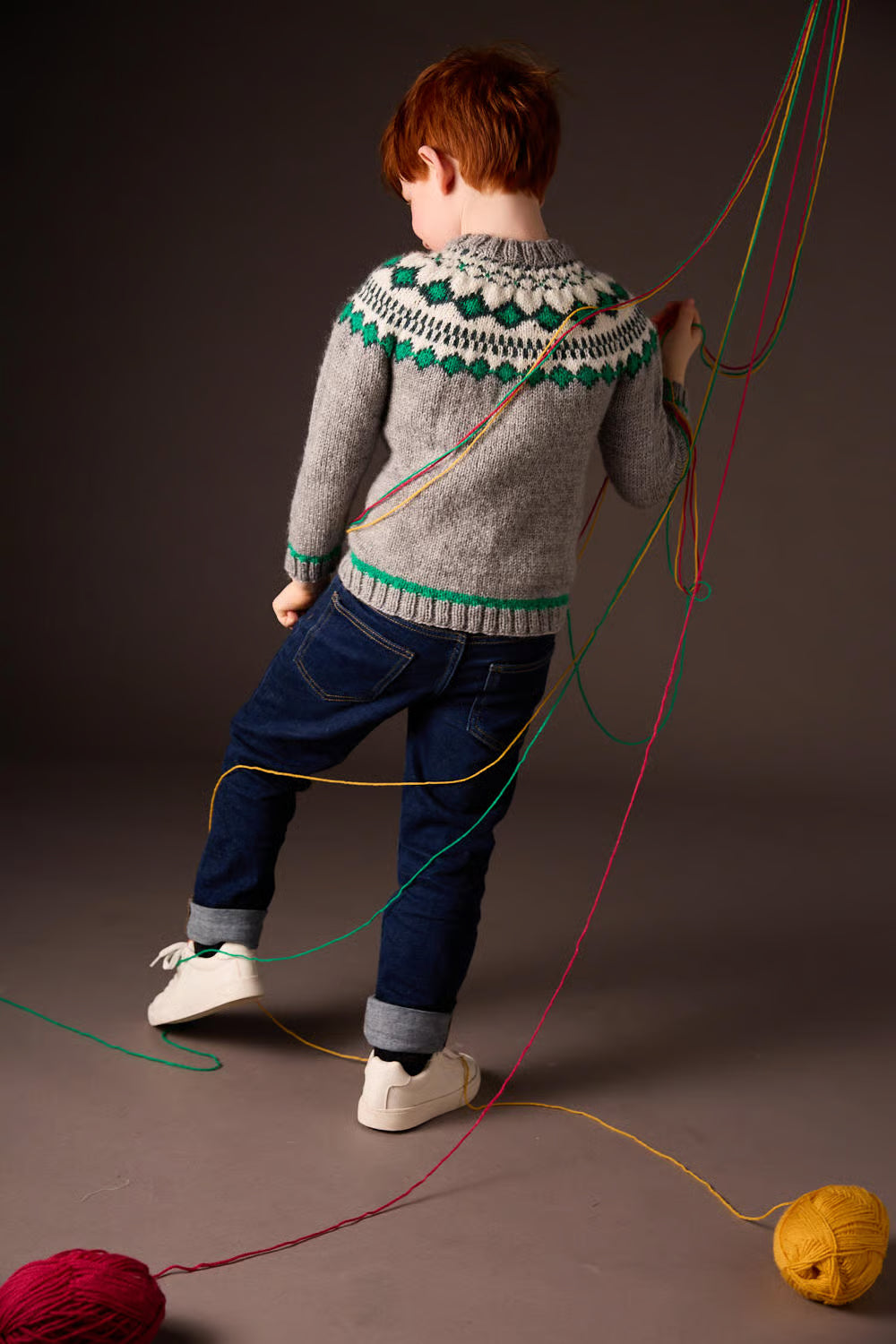 Pull en jacquard circulaire Baptiste