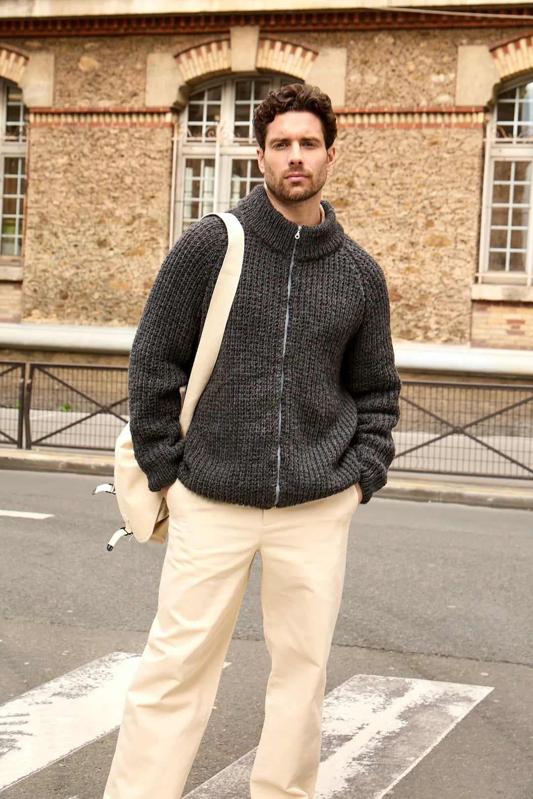 Bergère de France Canada - Baptiste zipped raglan vest