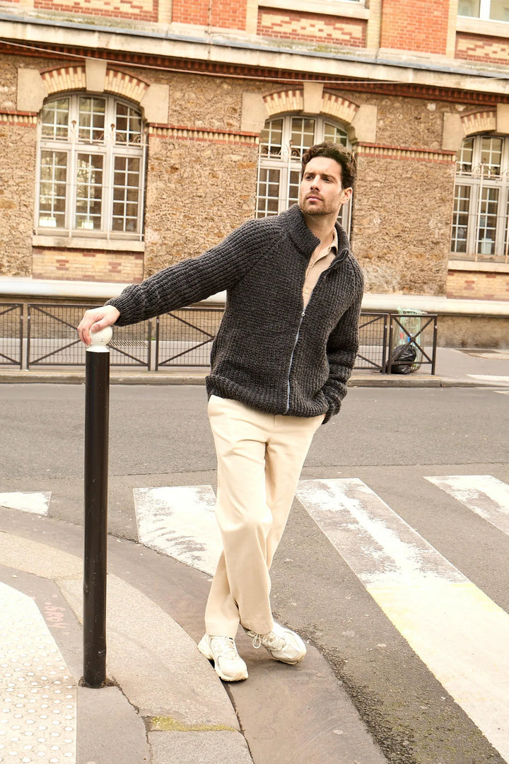 Bergère de France Canada - Baptiste zipped raglan vest