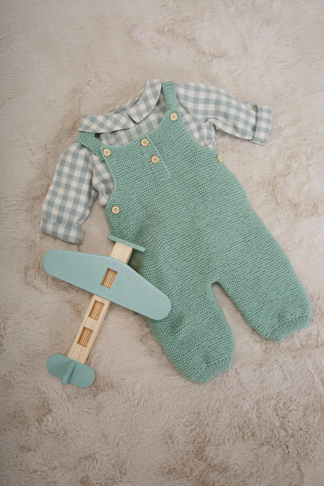 Bergère de France Canada - Basile garter stitch overalls