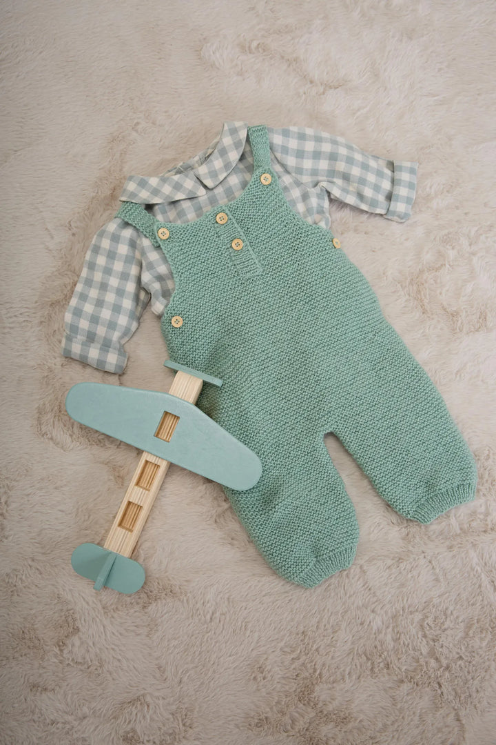 Bergère de France Canada - Basile garter stitch overalls