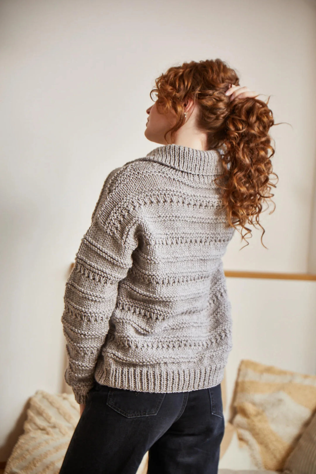 Bergère de France Canada - Beatrice fancy stitch zip - up cardigan