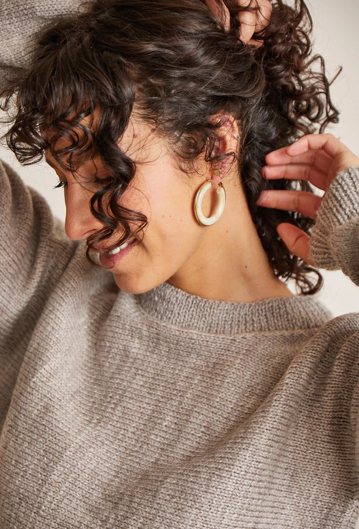 Bergère de France Canada - Bundle Bertille round neck sweater 21323 - TITANE