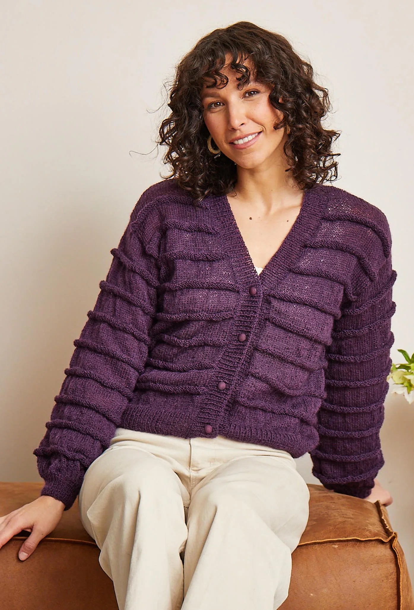 Bergère de France Canada - Enola ruffled cardigan