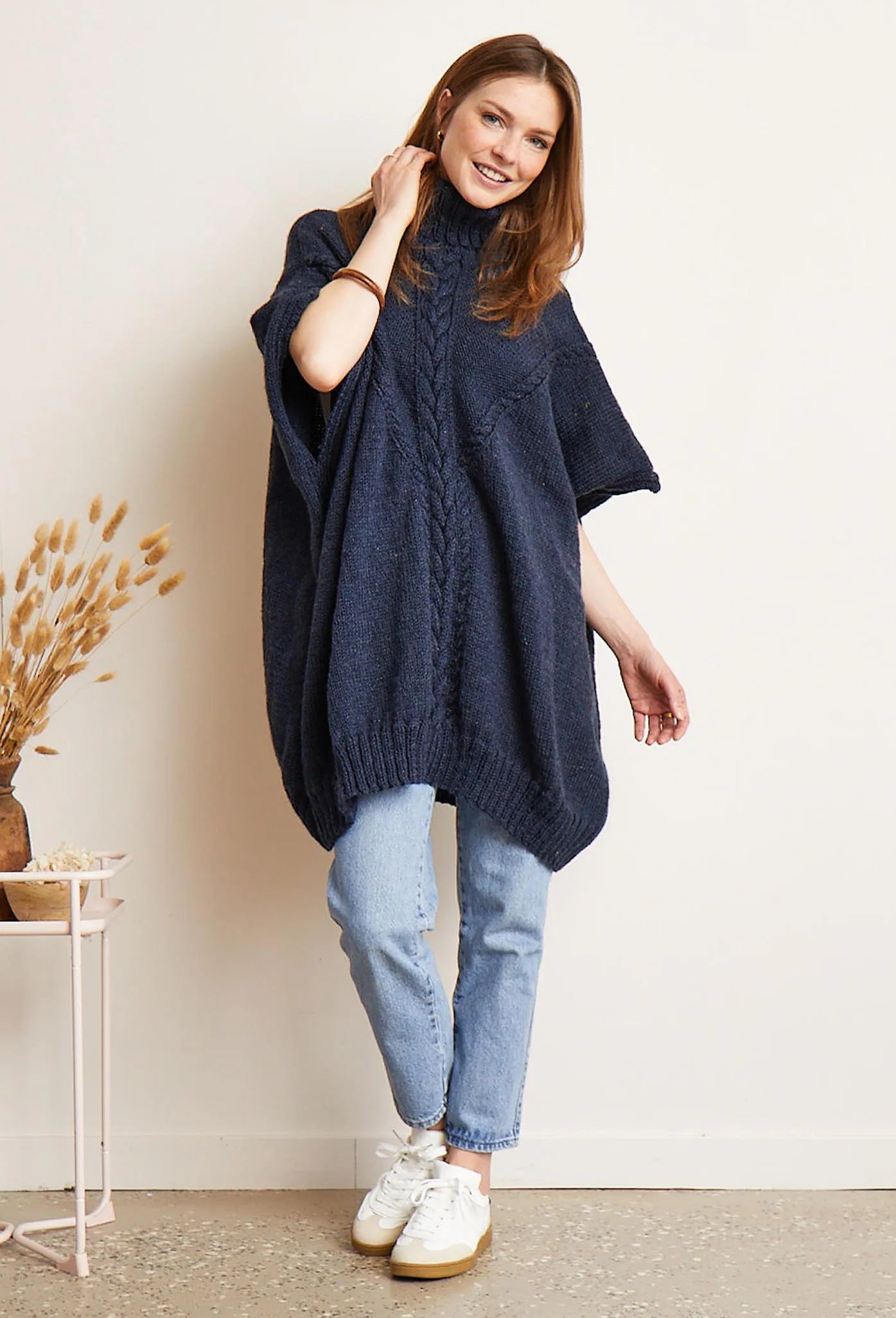 Rachel twisted poncho