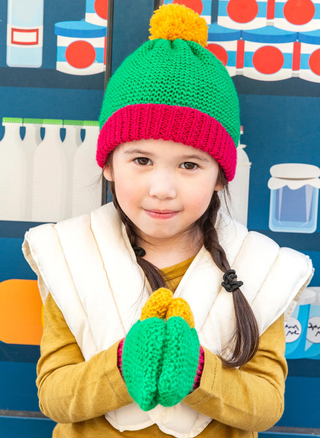 Bergère de France Canada - Betty tricolor hat