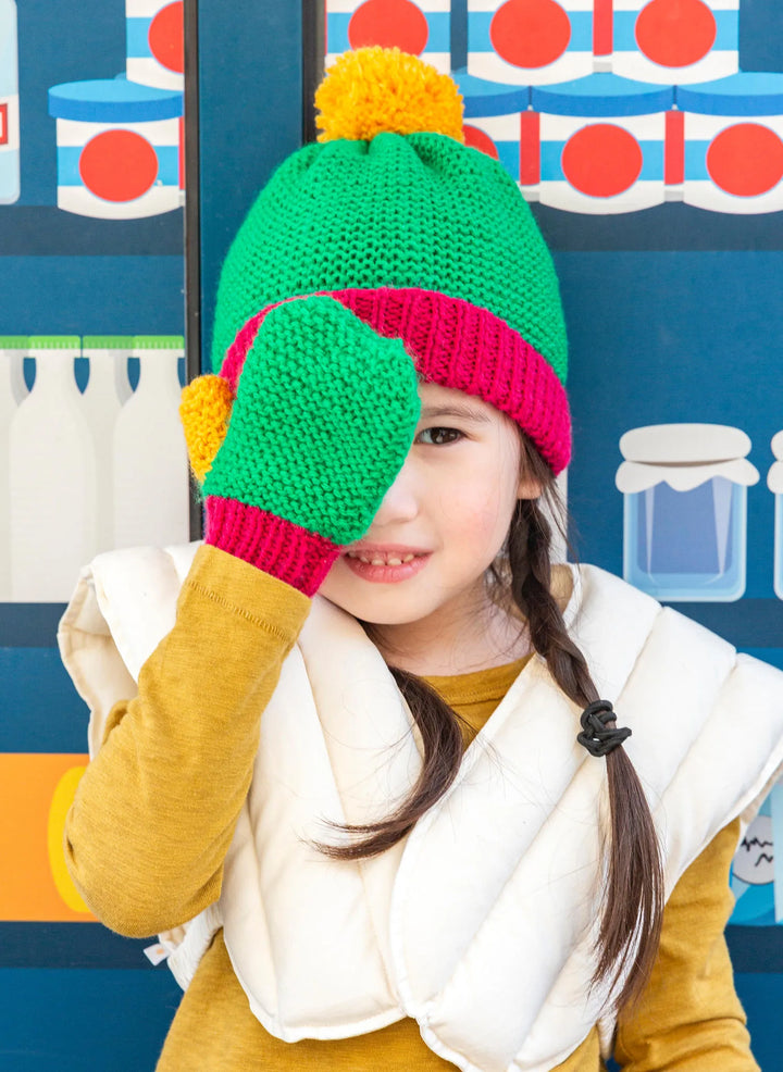 Bergère de France Canada - Bianca tricolor mittens