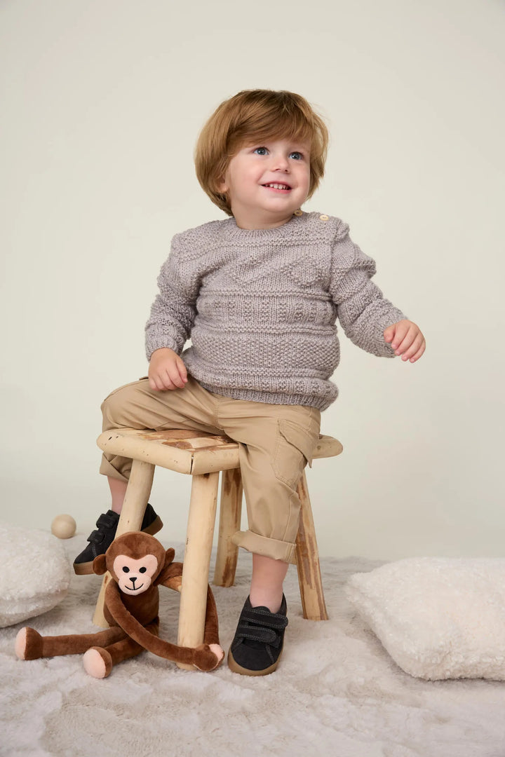 Bergère de France Canada - Blaise patchwork knit sweater