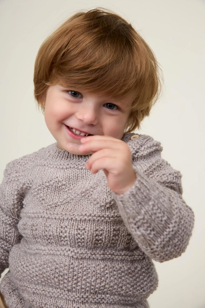 Bergère de France Canada - Blaise patchwork knit sweater