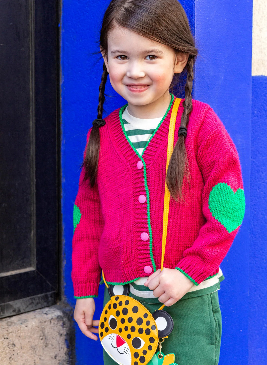 Bergère de France Canada - Blandine heart elbow patch vest