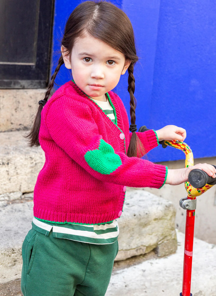 Bergère de France Canada - Blandine heart elbow patch vest