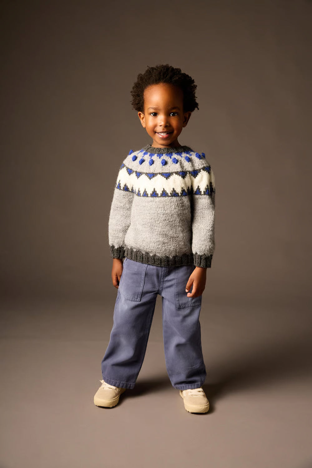 Pull jacquard circulaire Brandon