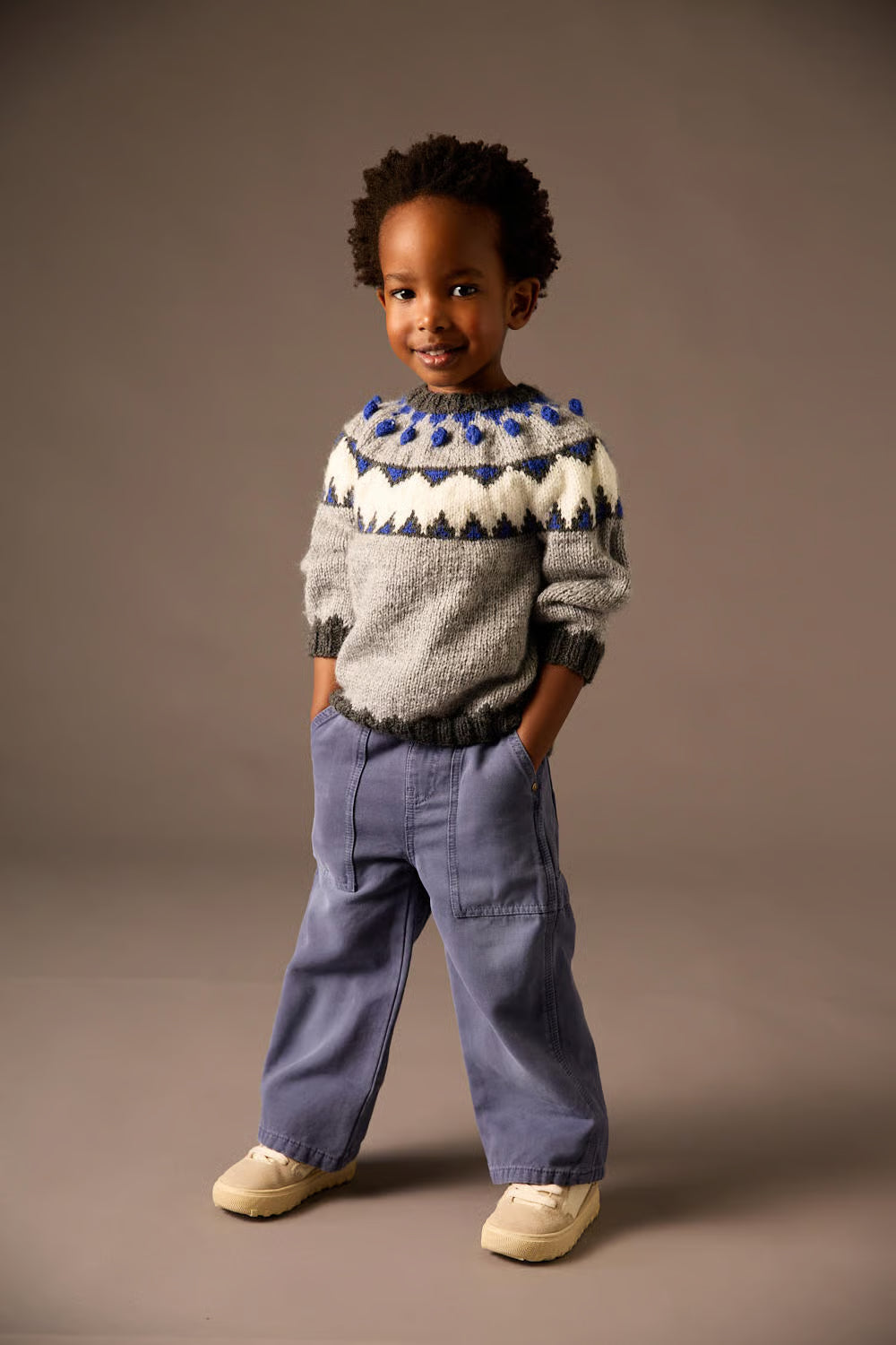 Pull jacquard circulaire Brandon