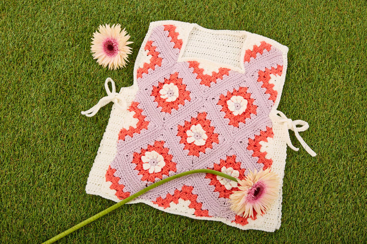 Débardeur granny à nouer Camellia