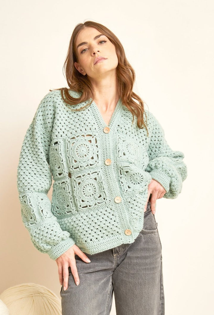 Bergère de France Canada - Bianca Crochet Cardigan