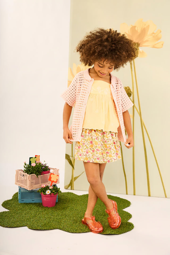 Cardigan ajouré au crochet Cassandra