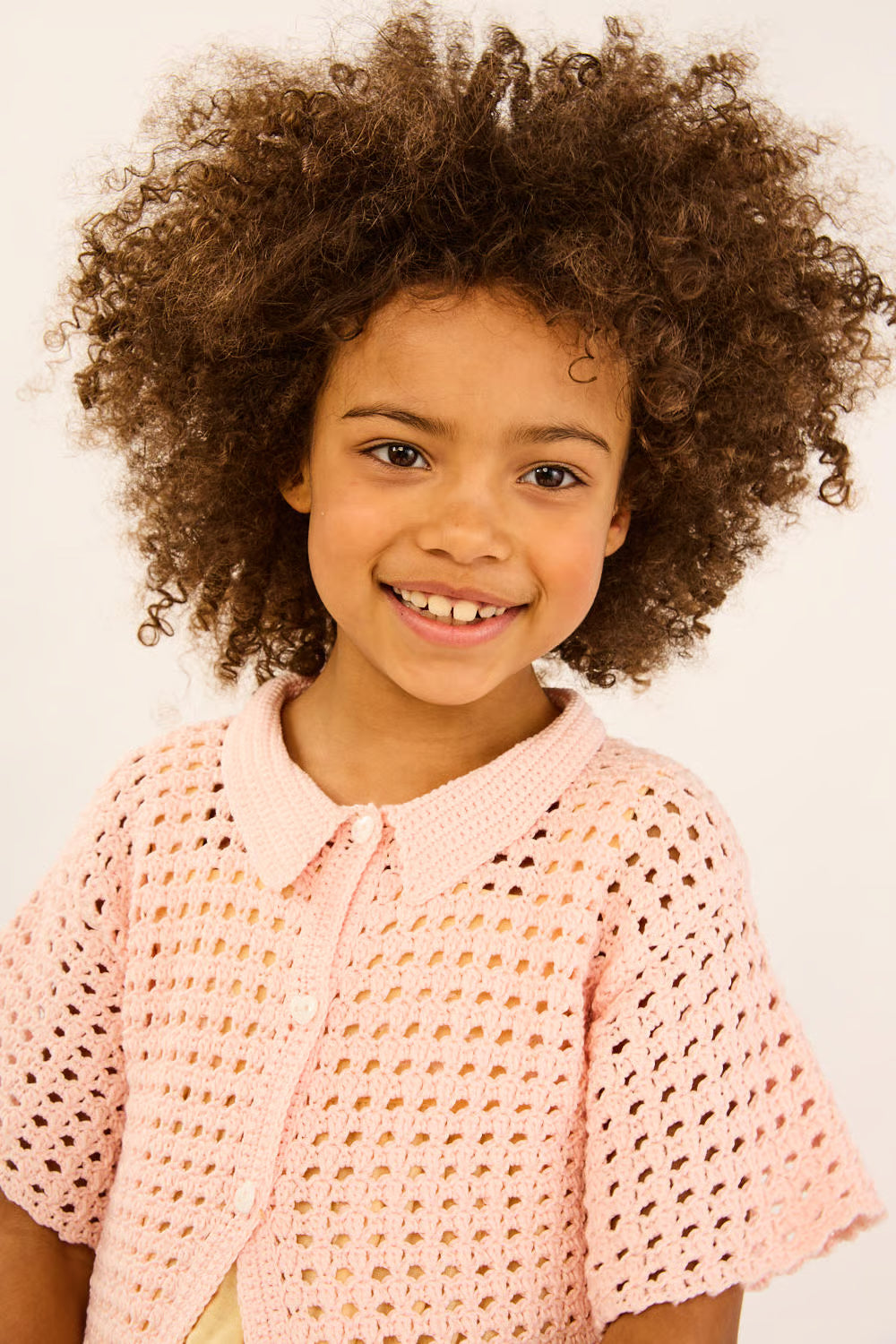 Cardigan ajouré au crochet Cassandra